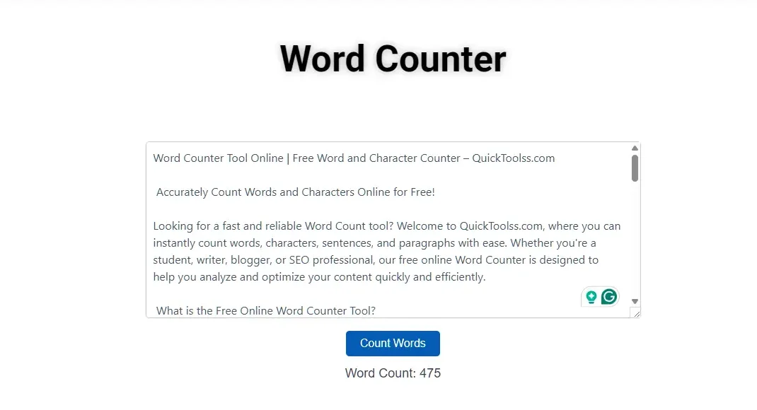 Word Counter Tool Online Free – Count Words and Characters Instantly 2025